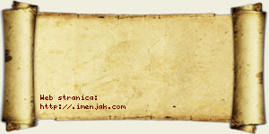 Tina Rudić vizit kartica